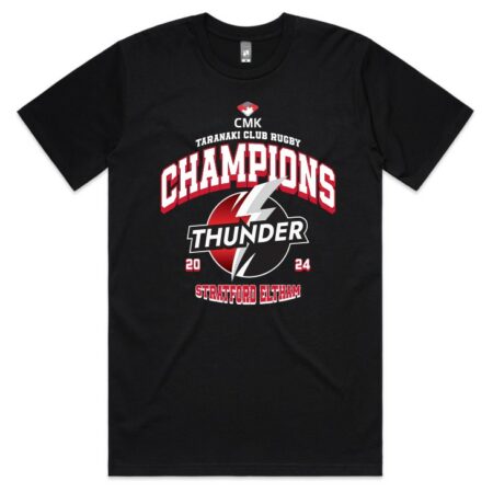 SERSC Championship Winners Tee Thunder Logo