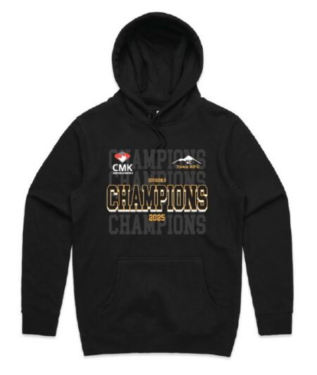 Toko Rugby Div 3 winners AS Colour Stencil hoodie