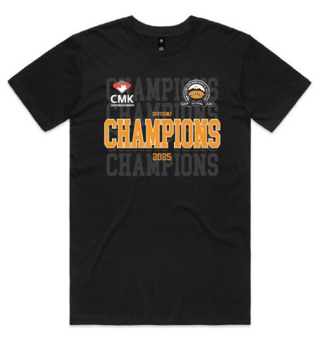 NPOB Rugby Div 1 winners tee