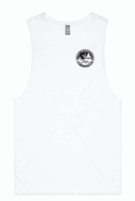 NP Sport Fishing Club Adults Barnard White Tank