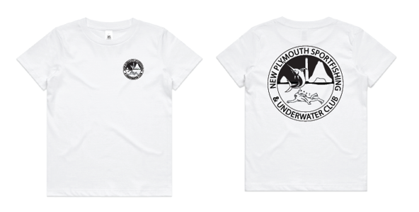 NP Sport Fishing Kids/Youth White Staple Tee
