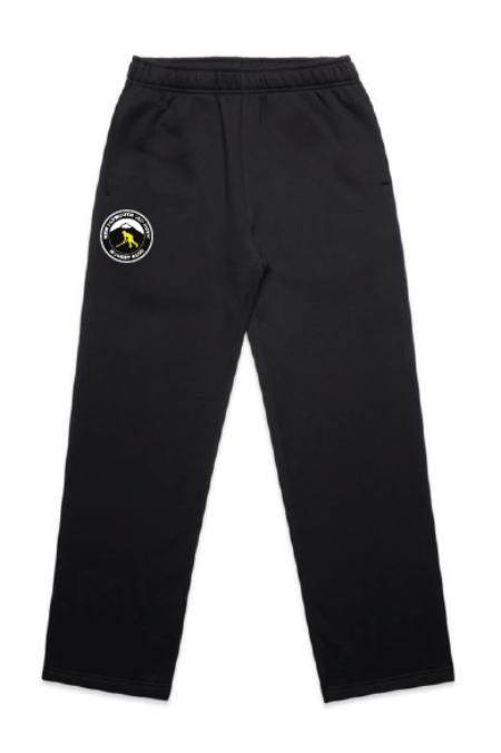 NPOB Hockey AS Colour Men’s Relax Cuffless Black Trackpants